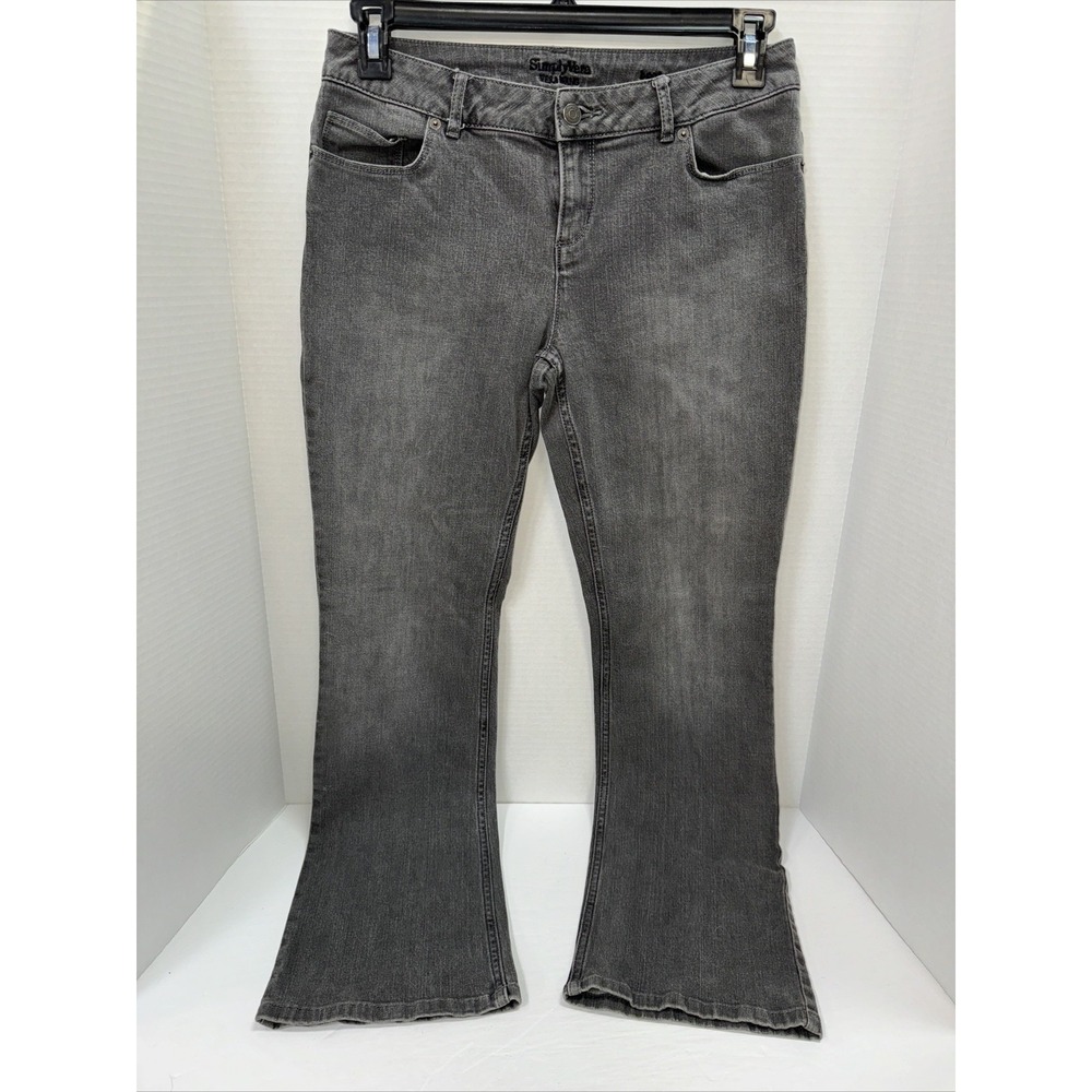 Simply Vera Wang Pants Women's Size 8 Gray Bootcut Jeans